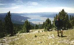 View of Eagles Nest Lake from Baldy